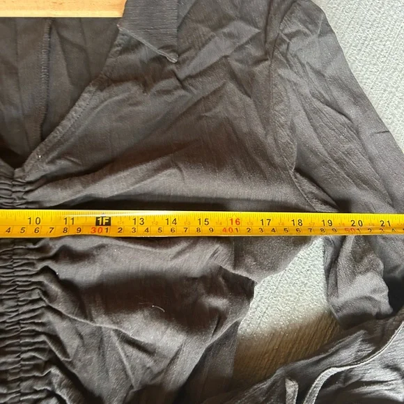 Storets Black Ruched Midi Dress - Picture 5 of 14